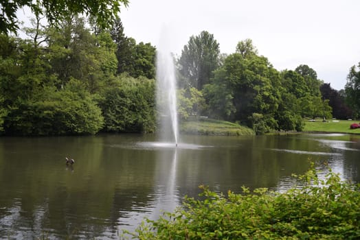 Kurpark, Wiesbaden, Englische, Parkanlage