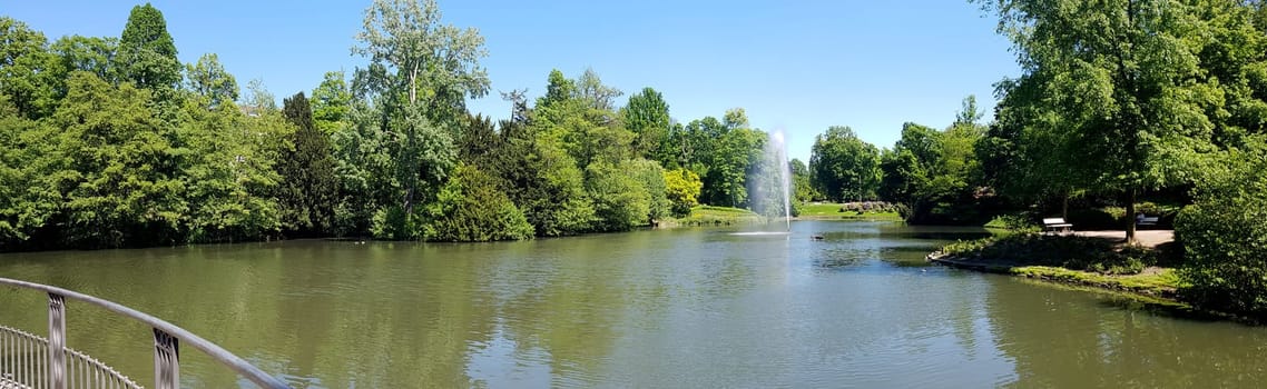 Kurpark, Wiesbaden, Englische, Parkanlage