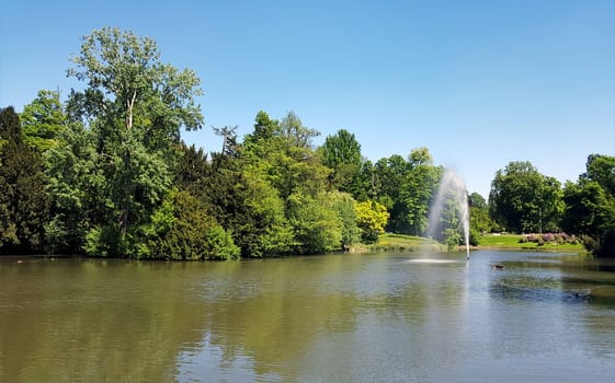 Kurpark, Wiesbaden, Englische, Parkanlage
