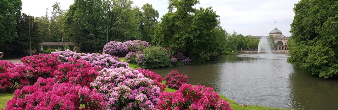Kurpark, Wiesbaden, Englische, Parkanlage
