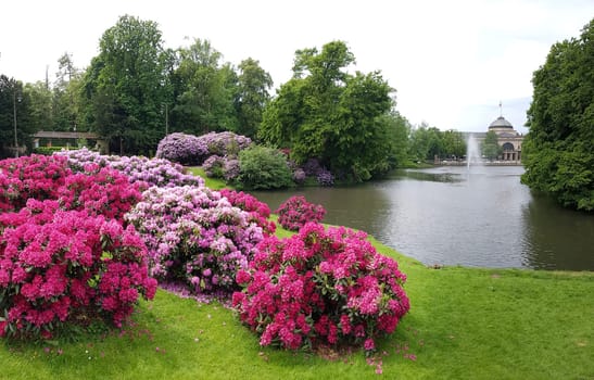 Kurpark, Wiesbaden, Englische, Parkanlage