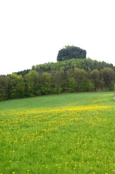 Zirkelstein, Schoena, Erhebung