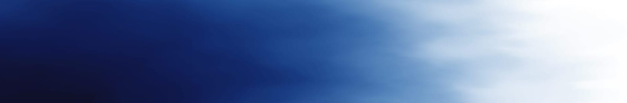 Realistic blue watercolor panoramic texture on white background - illustration