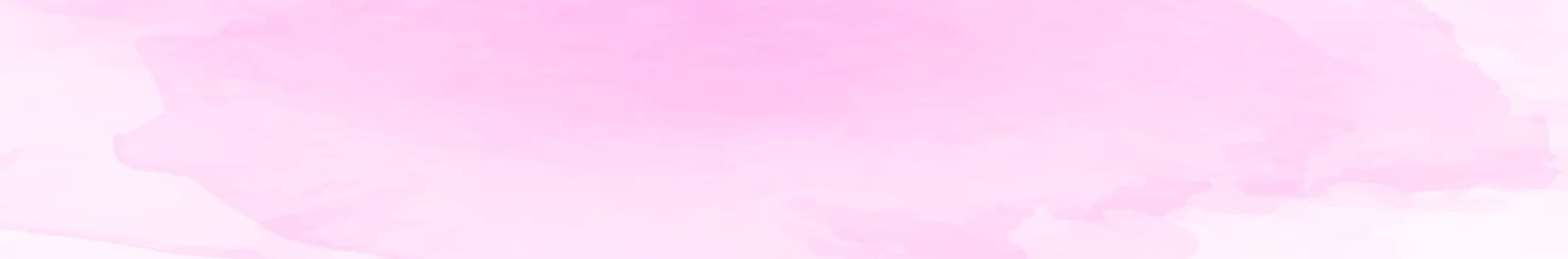 Panoramic texture of realistic red watercolor on a white background - illustration