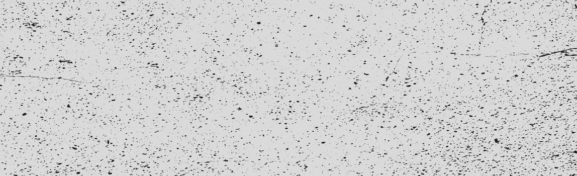 Panoramic texture of realistic gray concrete - Vector illustration