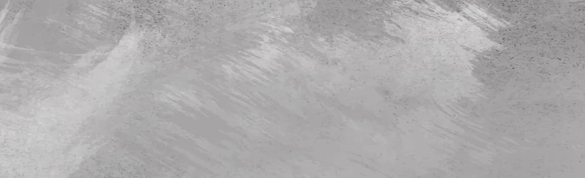 Panoramic texture of realistic gray concrete - Vector illustration