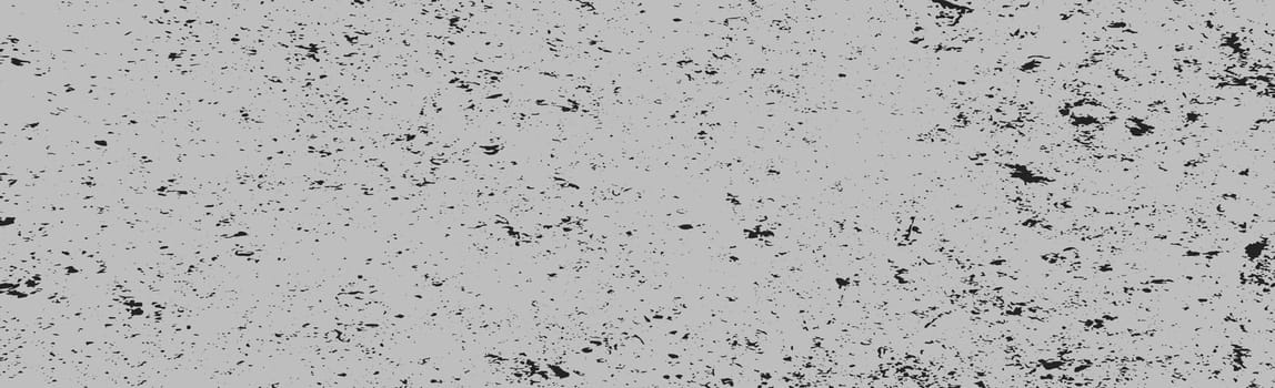 Panoramic texture of realistic gray concrete - Vector illustration