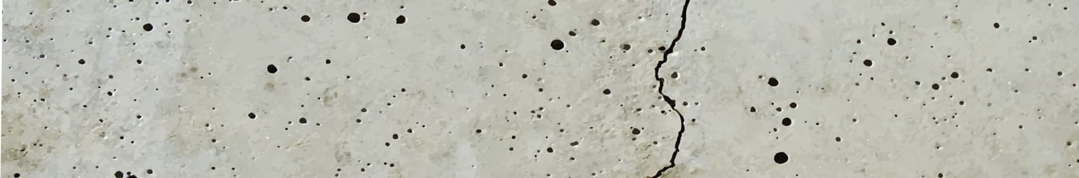 Panoramic texture of realistic gray concrete