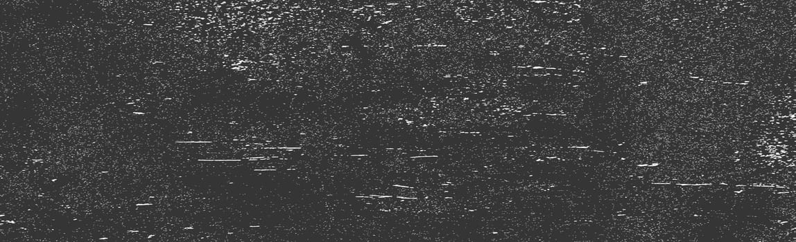 A lot of white splashes on a black panoramic background - Vector illustration