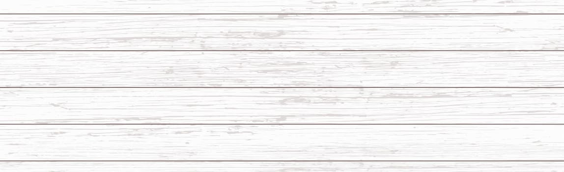 Panoramic texture of light wood with knots - Vector illustration