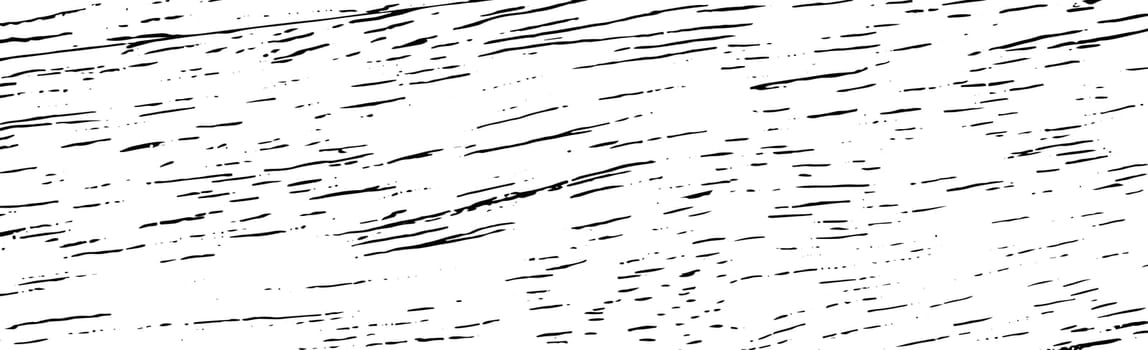 Panoramic texture of light wood with knots - Vector illustration