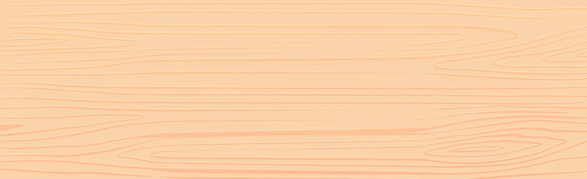 Panoramic texture of light wood with knots - Vector illustration