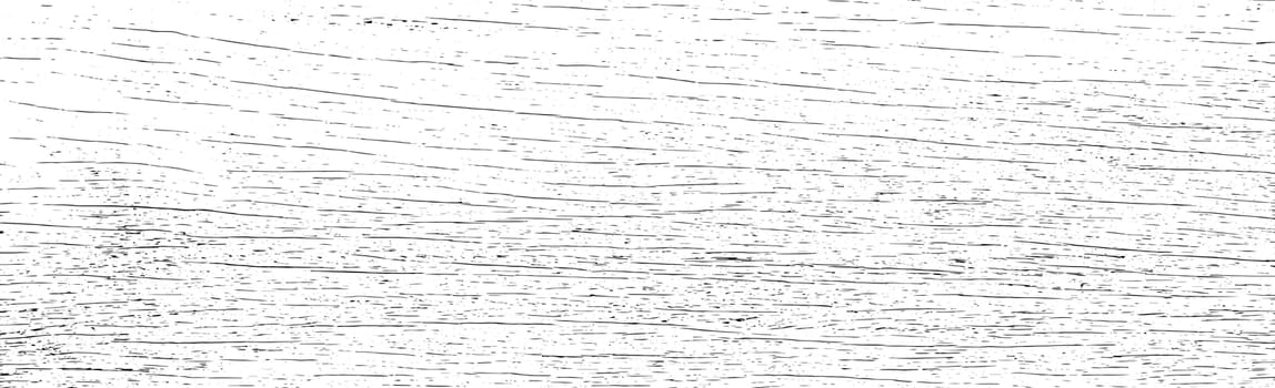 Panoramic texture of light wood with knots - Vector illustration