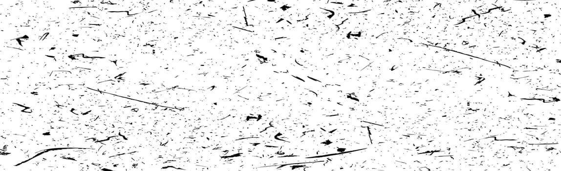 Grunge black lines and dots on a white background - Vector illustration