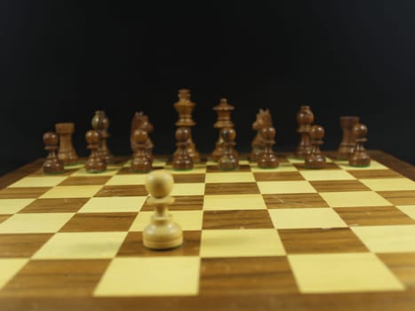 beautiful chess game with different figures strategy fun culture
