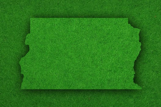 Map of Distrito Federal do Brasil on green felt