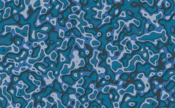 Banner with Abstract Background and Shapes with Paper Cut Patterns - Illustration