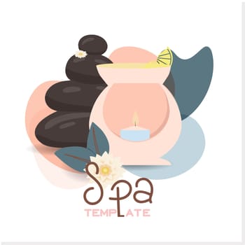 Spa and relaxation. Cosmetics. Personal care. Beautiful spa, great design for any purposes.