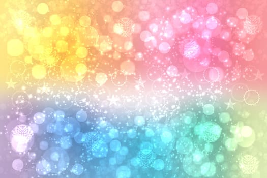 Rainbow background. Abstract fresh delicate pastel vivid colorful fantasy rainbow background texture with defocused bokeh lights. Beautiful light texture.