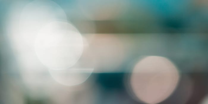 Abstract cinematic bokeh background, defocused light spots