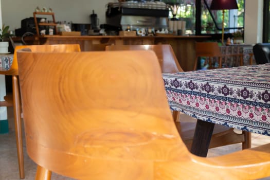 Modern coffee shop cozy interior, stock photo