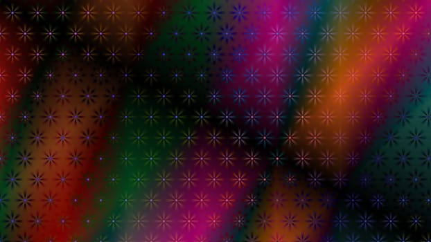 Gradient color abstract light background with glittery colored shiny bokeh stars. Sparkling glittered particles on colored background for placard, banner and greeting cards.