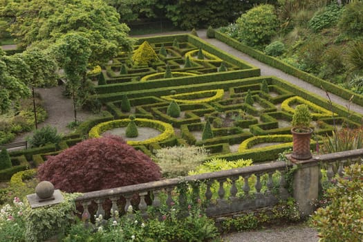 Bantry, County Cork, Ireland - June 12, 2017: Bantry House and Gardens in County West Cork Ireland.
