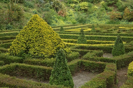 Bantry, County Cork, Ireland - June 12, 2017: Bantry House and Gardens in County West Cork Ireland.
