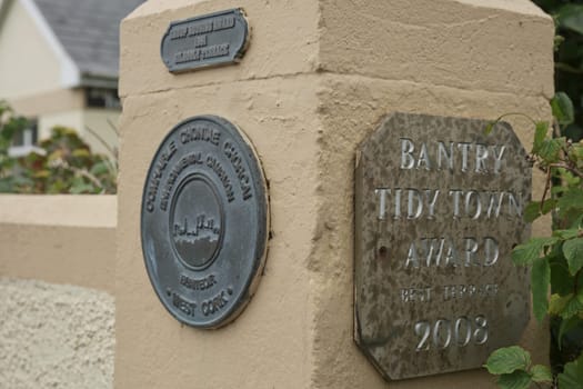 Bantry in Ireland received an award as a one of National Tidy Towns Gold Medal Winners.