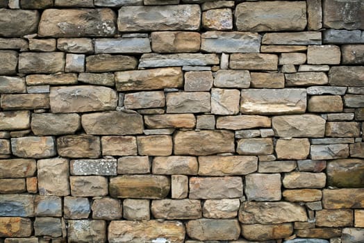 Texture of a stone wall. Old castle stone wall texture background. Stone wall as a background or texture. Part of a stone wall, for background or texture