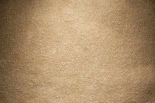 Background texture of natural brown canvas and linen material