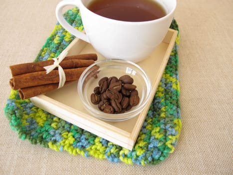 Coffee Chai - tea with coffee and cinnamon