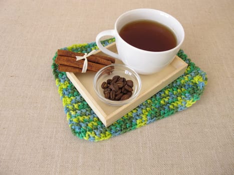 Coffee Chai - tea with coffee and cinnamon