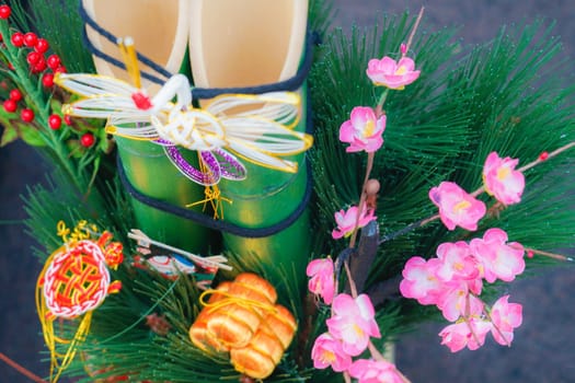 Kadomatsu of image (New Years card materials and New Year material). Shooting Location: Yokohama-city kanagawa prefecture