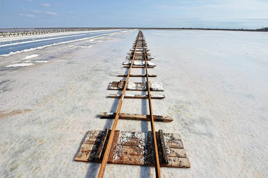 Deposit of table salt. Salt extraction. Deposit of table salt. Salt extraction.