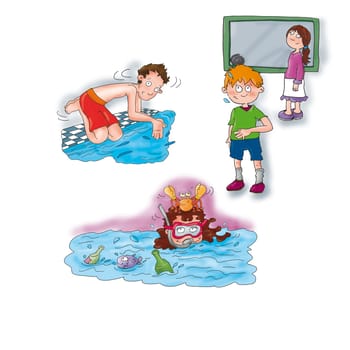 children,landscapes,animals,illustrations,kids