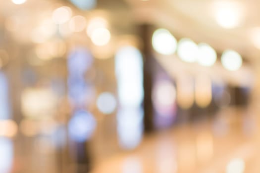 Abstract background of shopping mall, shallow depth of focus.