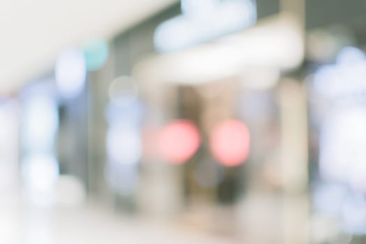 Abstract background of shopping mall, shallow depth of focus.