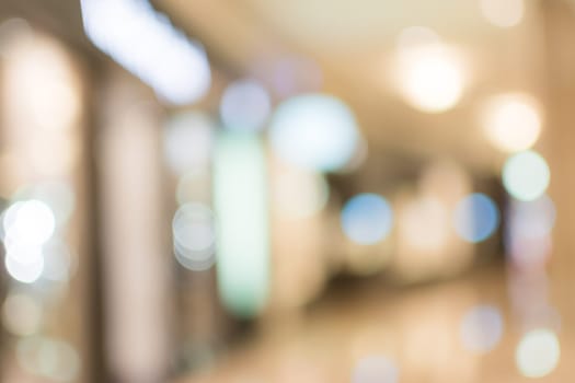 Abstract background of shopping mall, shallow depth of focus.