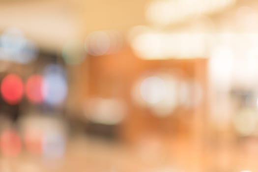 Abstract background of shopping mall, shallow depth of focus.