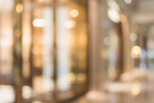 Abstract background of shopping mall, shallow depth of focus.