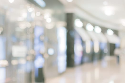 Abstract background of shopping mall, shallow depth of focus.