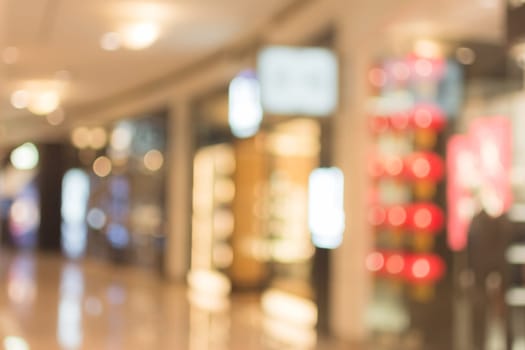 Abstract background of shopping mall, shallow depth of focus.
