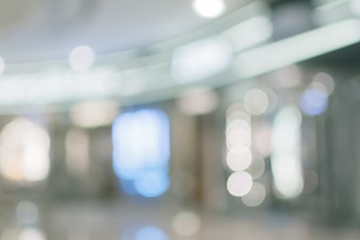 Abstract background of shopping mall, shallow depth of focus.