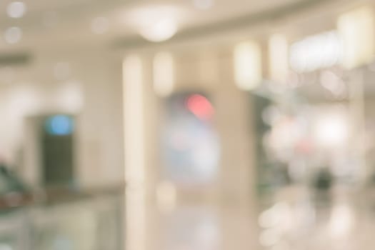 Abstract background of shopping mall, shallow depth of focus.