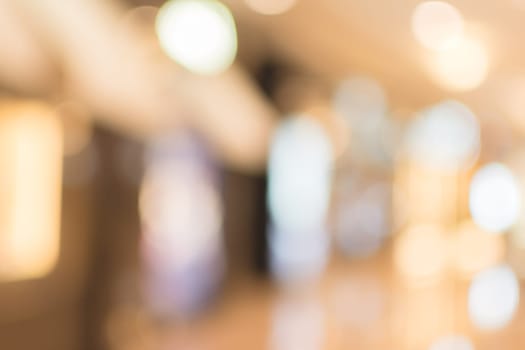 Abstract background of shopping mall, shallow depth of focus.