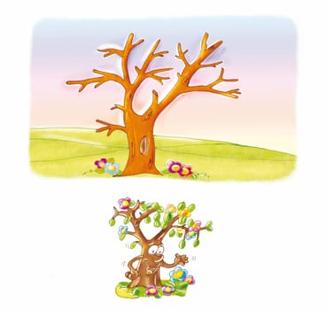 children,landscapes,animals,illustrations,kids
