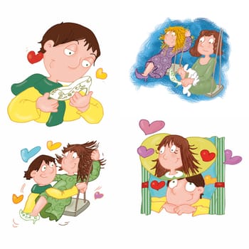 children,landscapes,animals,illustrations,children