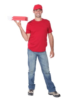 Pizza delivery man
