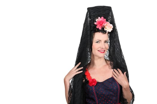 portrait of a woman with costume